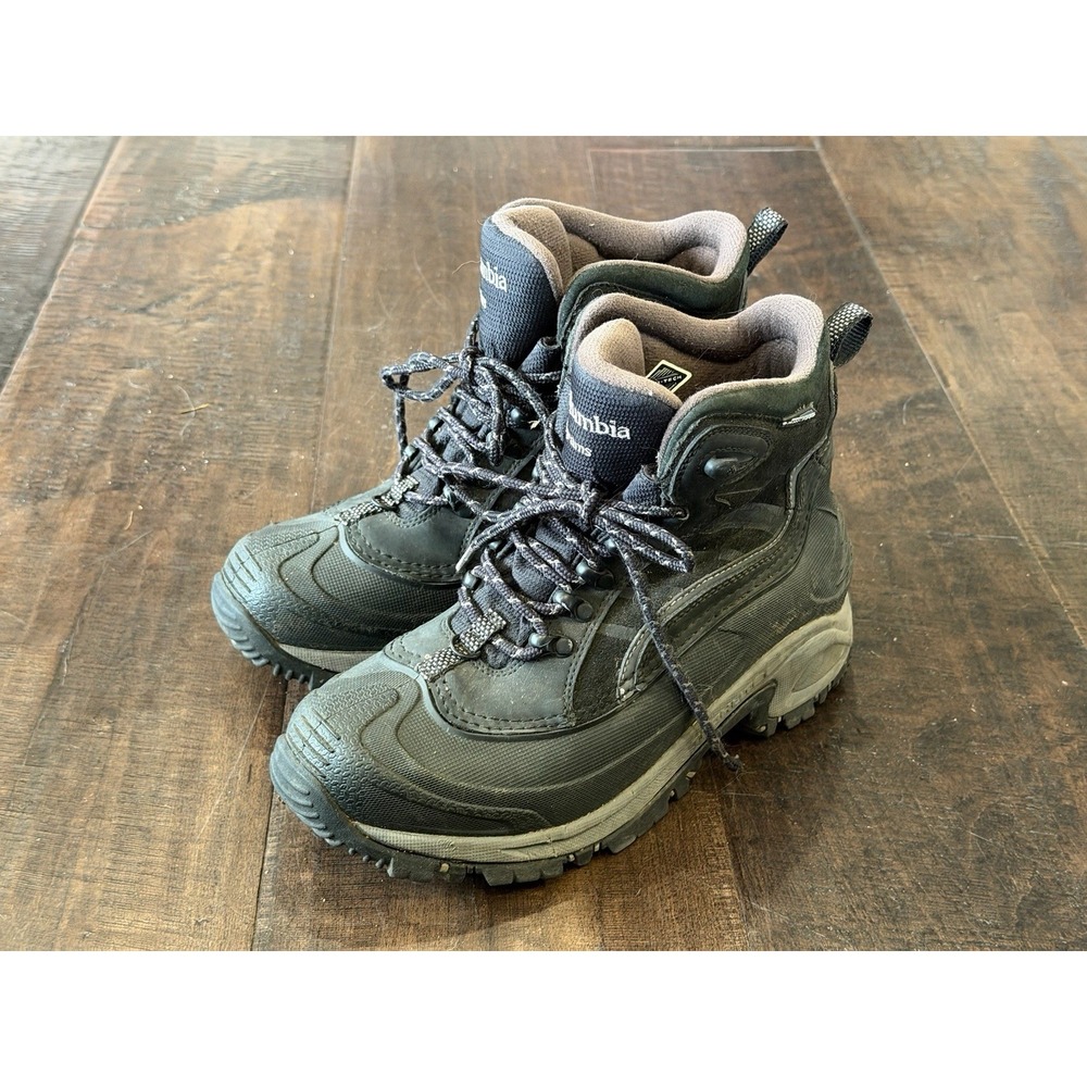 Columbia Mens Omni-Heat Winter Boots Gray  Black‎ BM 1426-010 Size 7